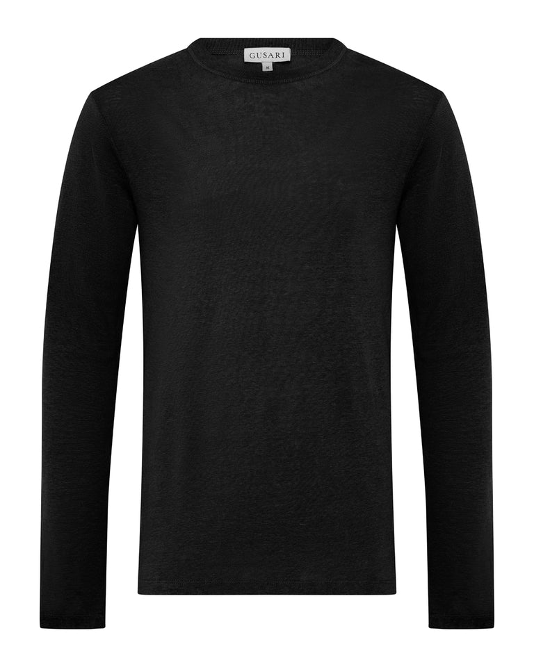Long Sleeve Crew Neck T Shirt