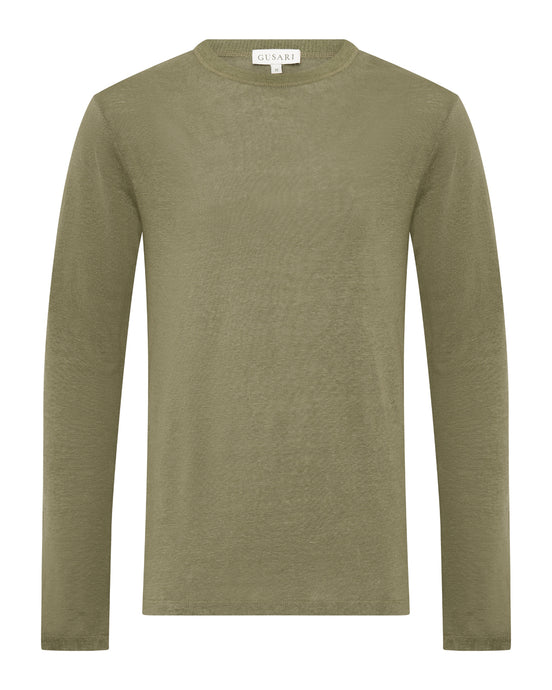 Long Sleeve Crew Neck T Shirt